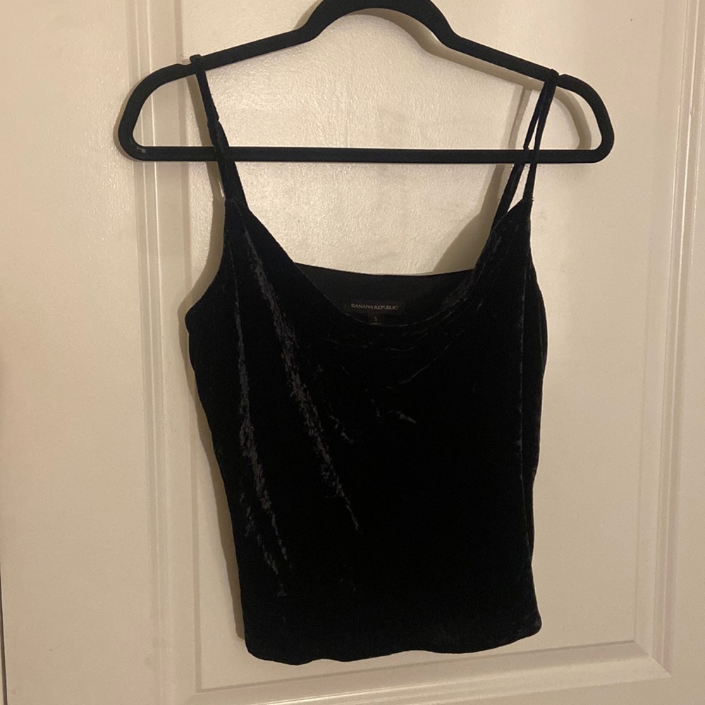 Banana republic velvet top